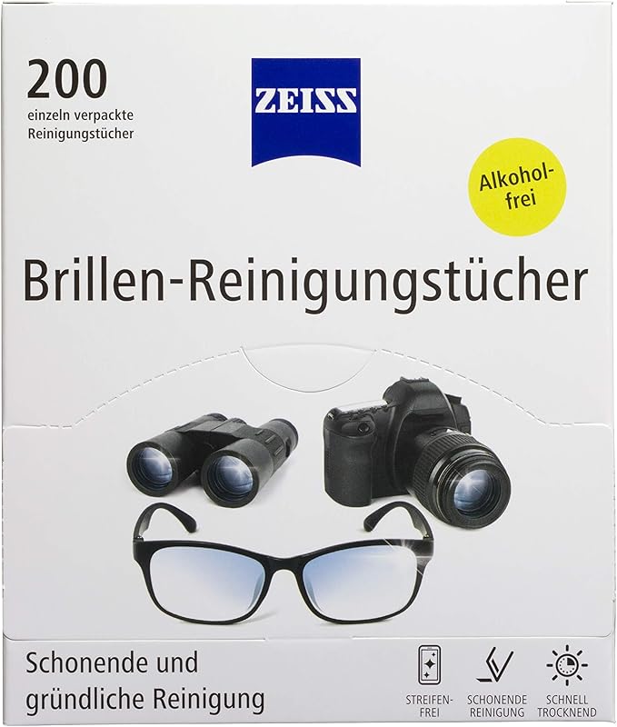 Zeiss Lens Cleaning Cloths, Pack of 200 Amazon.co.uk Health