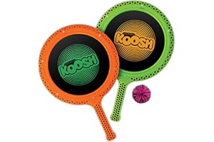 Koosh Paddle Playset – Beach Toys, Outdoor Games for Adults and Family, Outdoor Games for Kids, Fidget Toys for Kids, Ages 4+