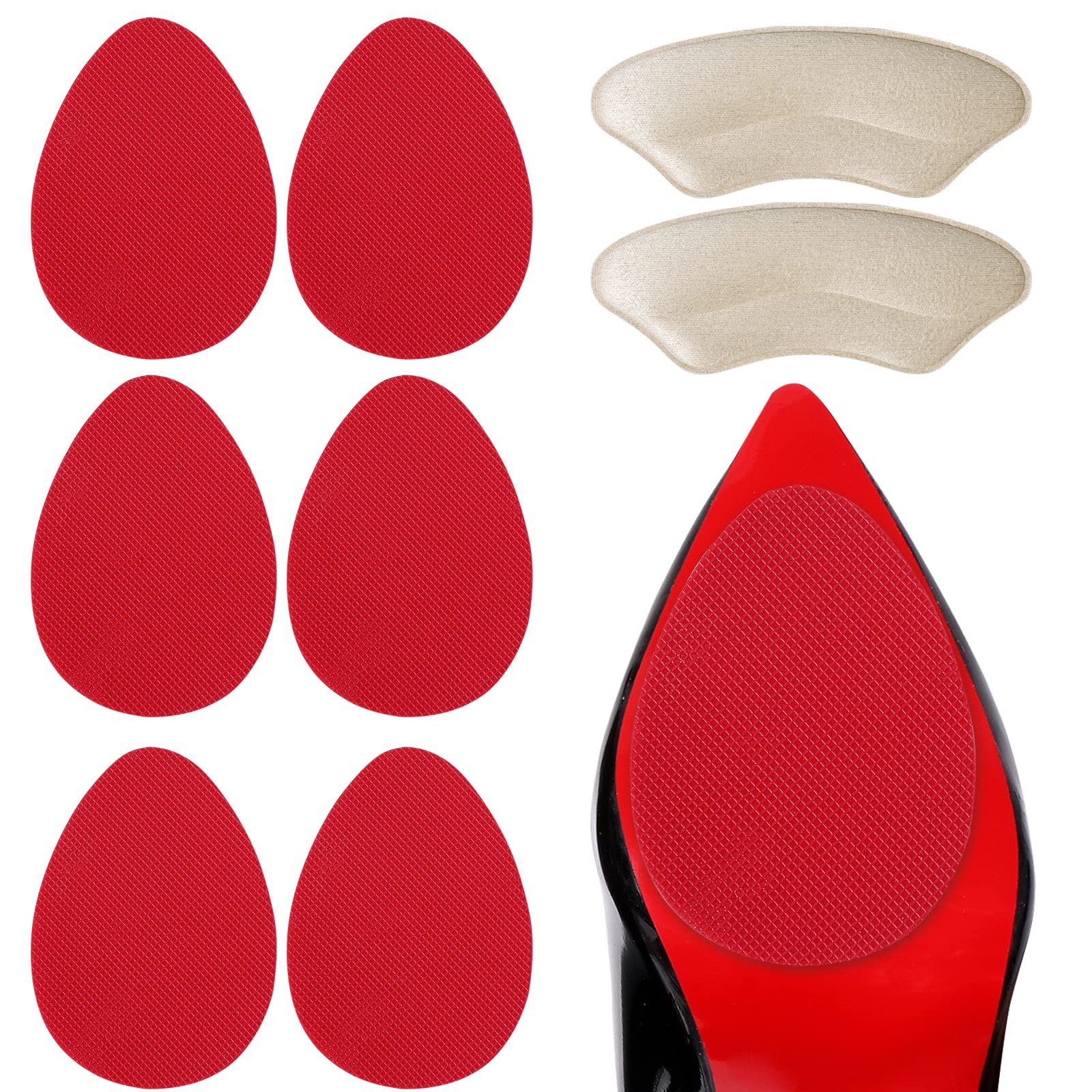 Ashoesert's Red Bottom Protectors, Non Slip Shoe
