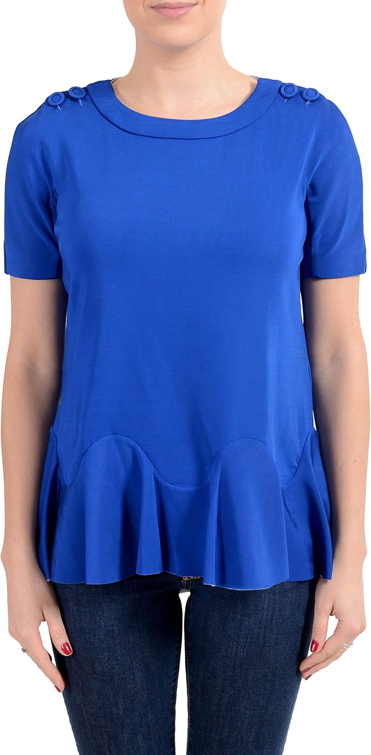 short sleeve peplum top