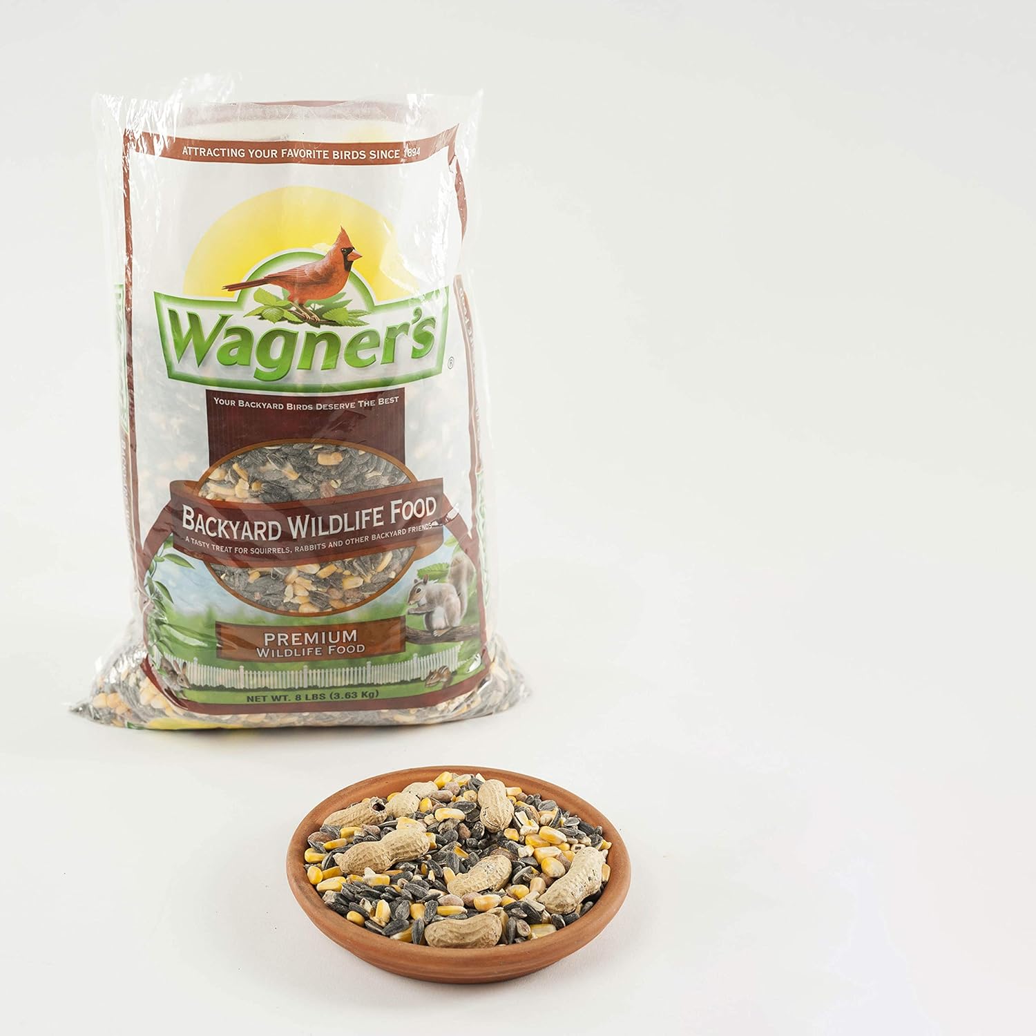 Wagner's 62046 Backyard Wildlife Food, 8-Pound Bag : Wild Bird Birdseed : Garden & Outdoor