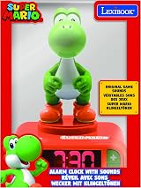 Lexibook Super Mario Yoshi Nightlight Alarm Clock LCD Backlit Snooze view 4