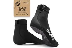 BPS New Zealand ‘Piha’ Beach Volleyball Socks Sand Soccer Socks Sand Proof Beach Booties with Flexible Kevlar Soles