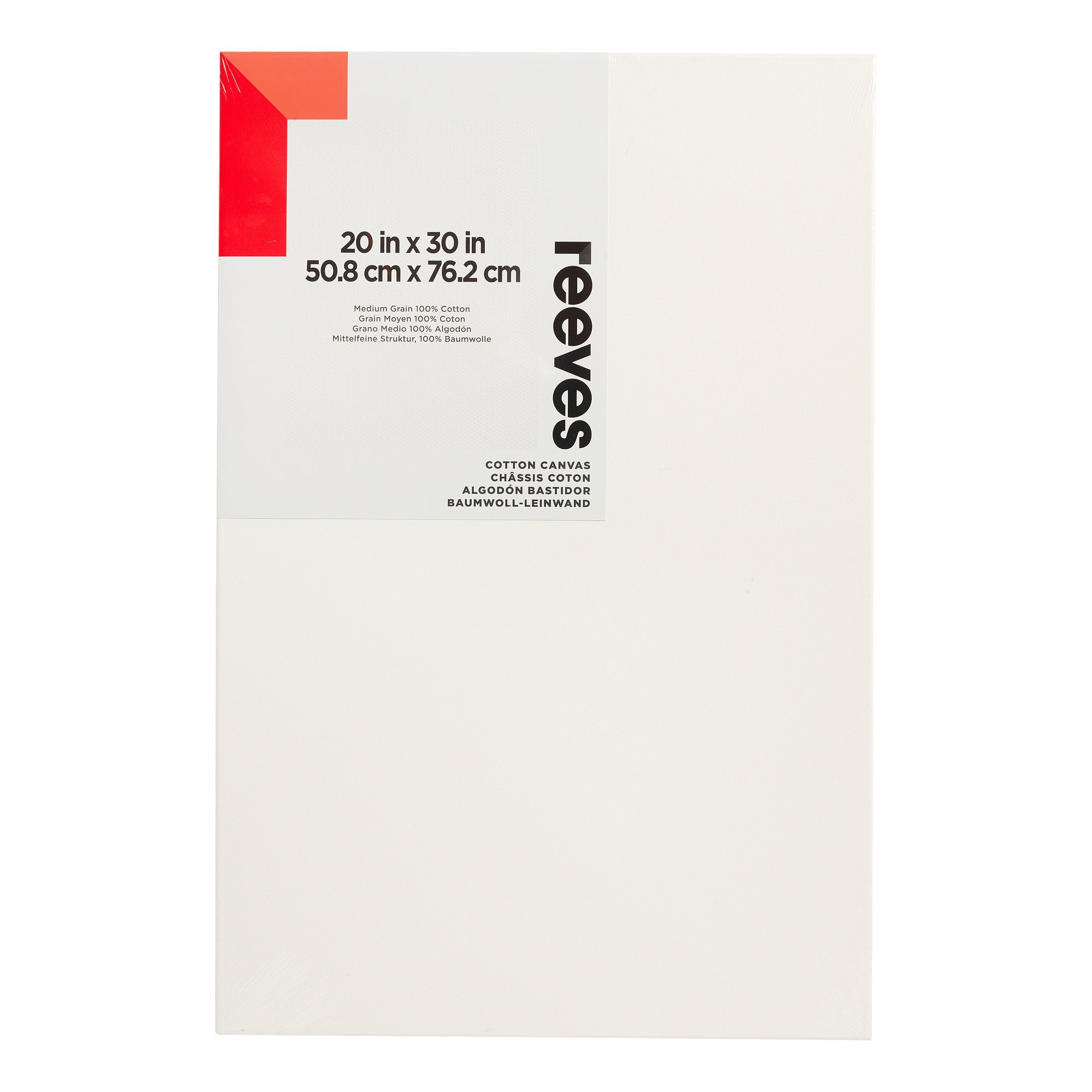 Reeves 8330823 Cotton Canvas, 20 x 30 Inches