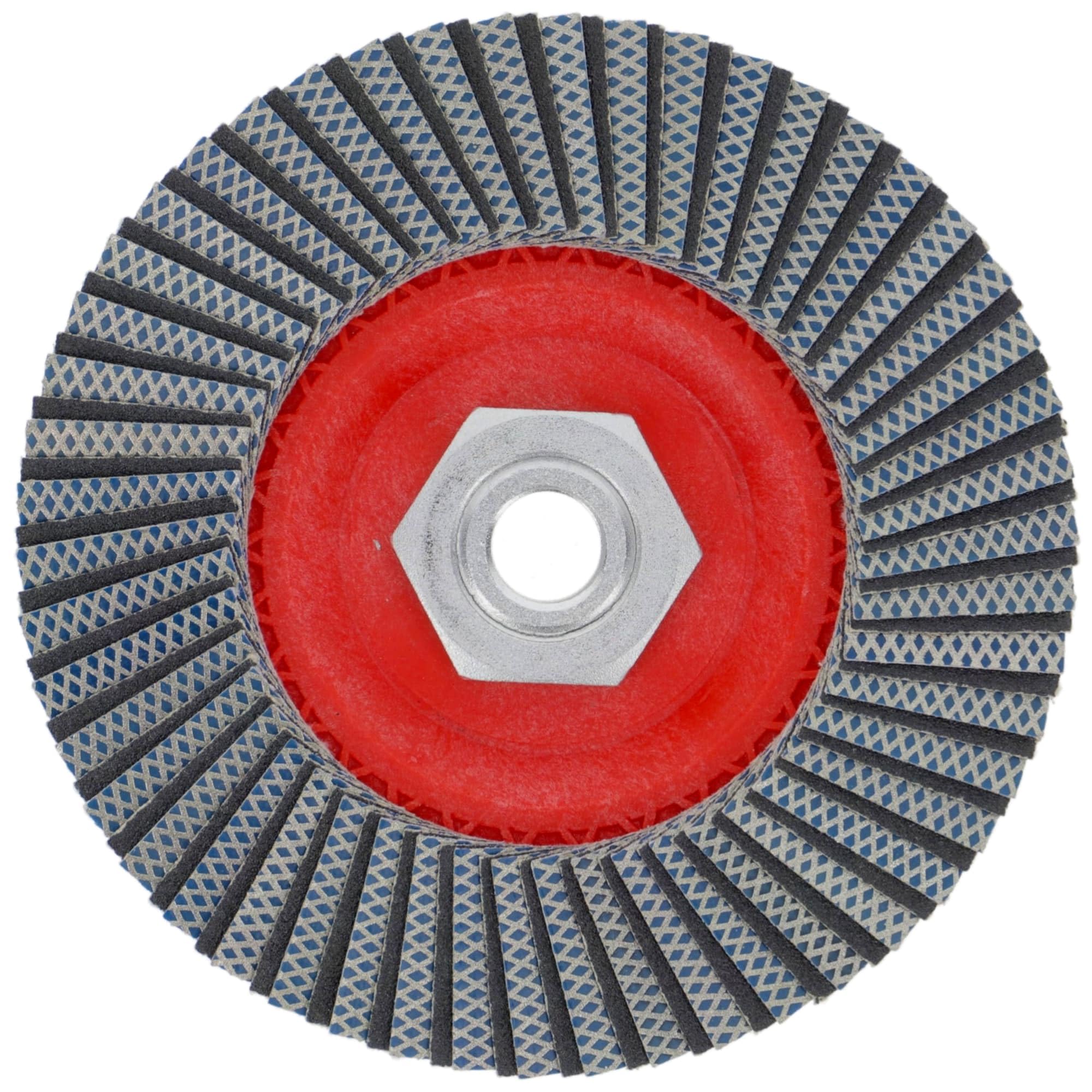 PRODIAMANT Fan Diamond PDS Sanding Discs 115 m Tiles & Natural Stone K200 Hybrid Slats for Dry Sanding