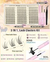 Natural Lash Clusters Kit Wispy Eyelash Clusters