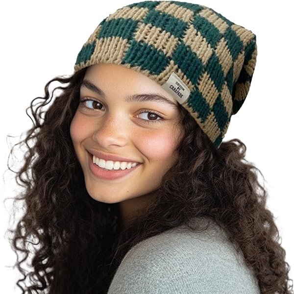 Womens Slouchy Beanie Hat Winter Warm Cable Knit Chunky  display picture 1