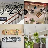 KINGLAKE 8 Pcs Black Bike Hooks Heavy Duty Ceiling Wall Mount Hanger view 7