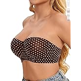 Women's Push up Strapless Bra Strapless Bra for Large Breasts with Clear Straps, Never Move On Party Cup B/C/D/DD/DDD/G