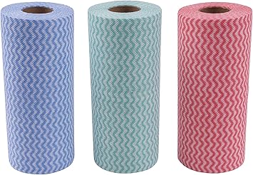 4 Rollen Wischtücher Wiederverwendbar - 25x19,5cm Putztücher Für Küche & Haushalt