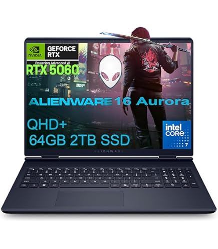Amazon.com: Dell Alienware 16X Aurora Gaming AI Laptop 16