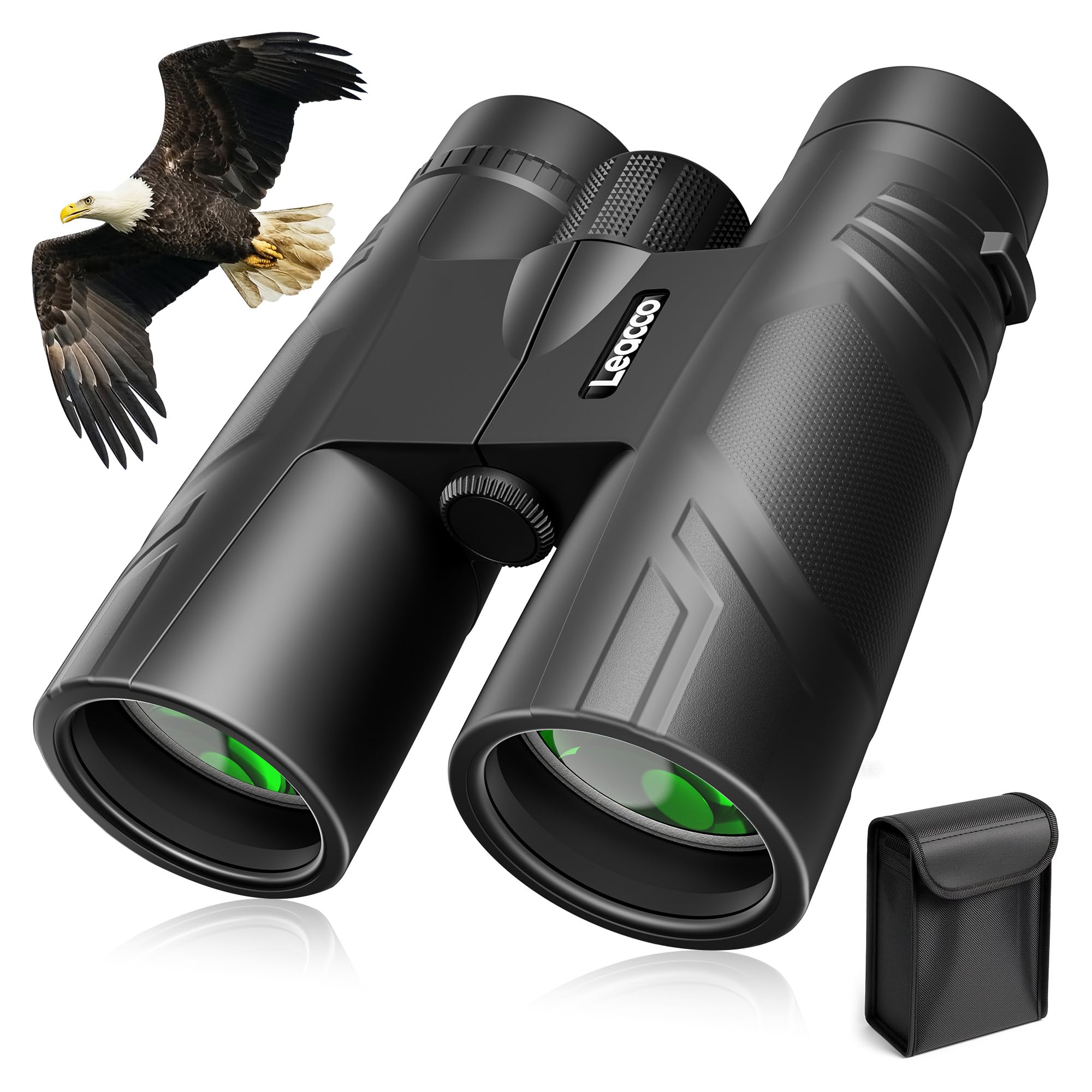 12x50 High Powered Binoculars for Adults, Large View Waterproof Binoculars with Clear Low Light Visionfor Bird Watching Hunting Camping Travel Cruise Hiking Sports Stargazing Image