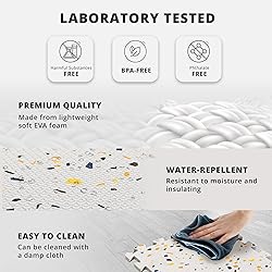 Gym Flooring Set - Interlocking EVA Soft Foam Floor