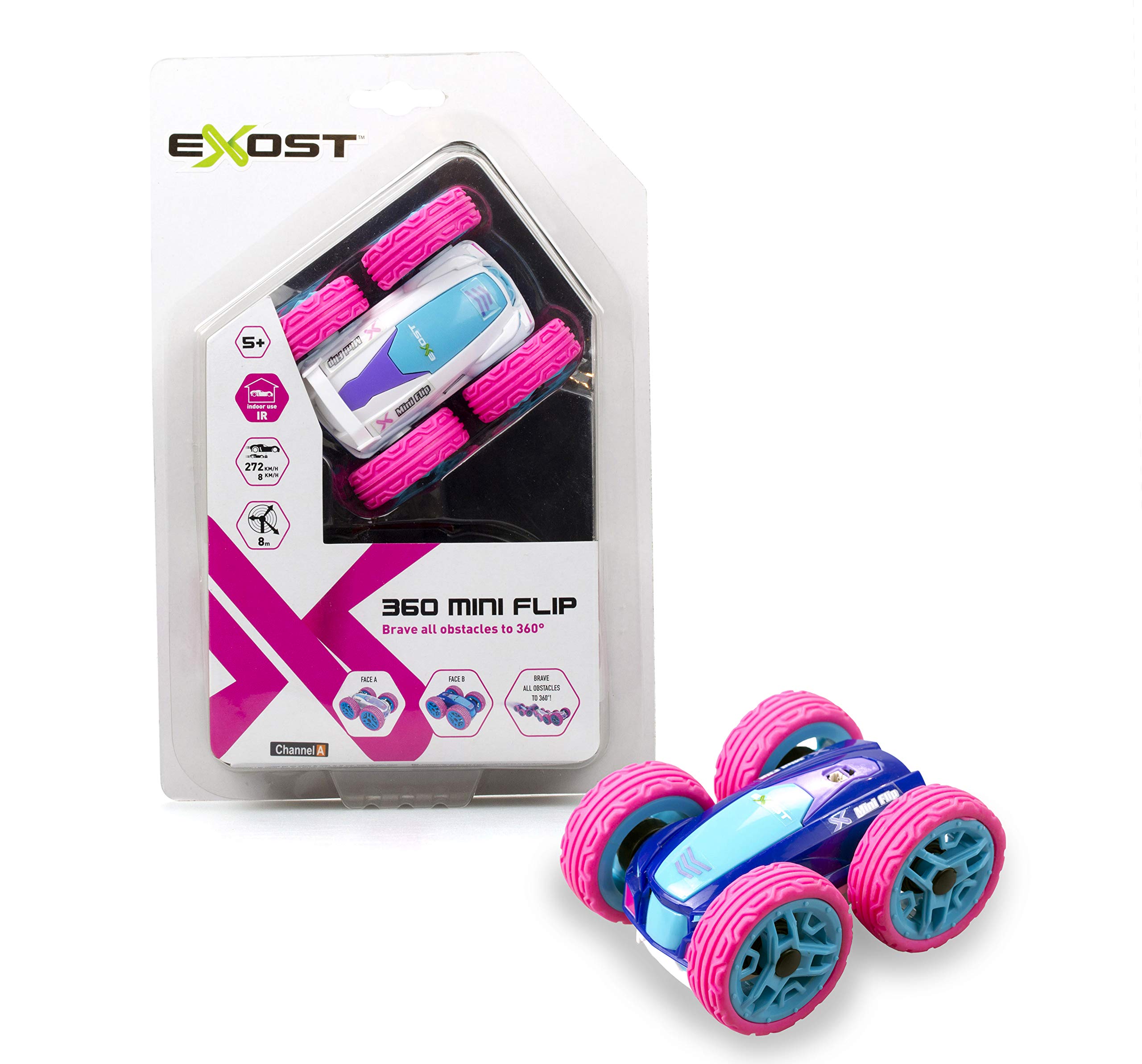 SilverLit Exost Remote Control 360 Mini Flip Car 1:34