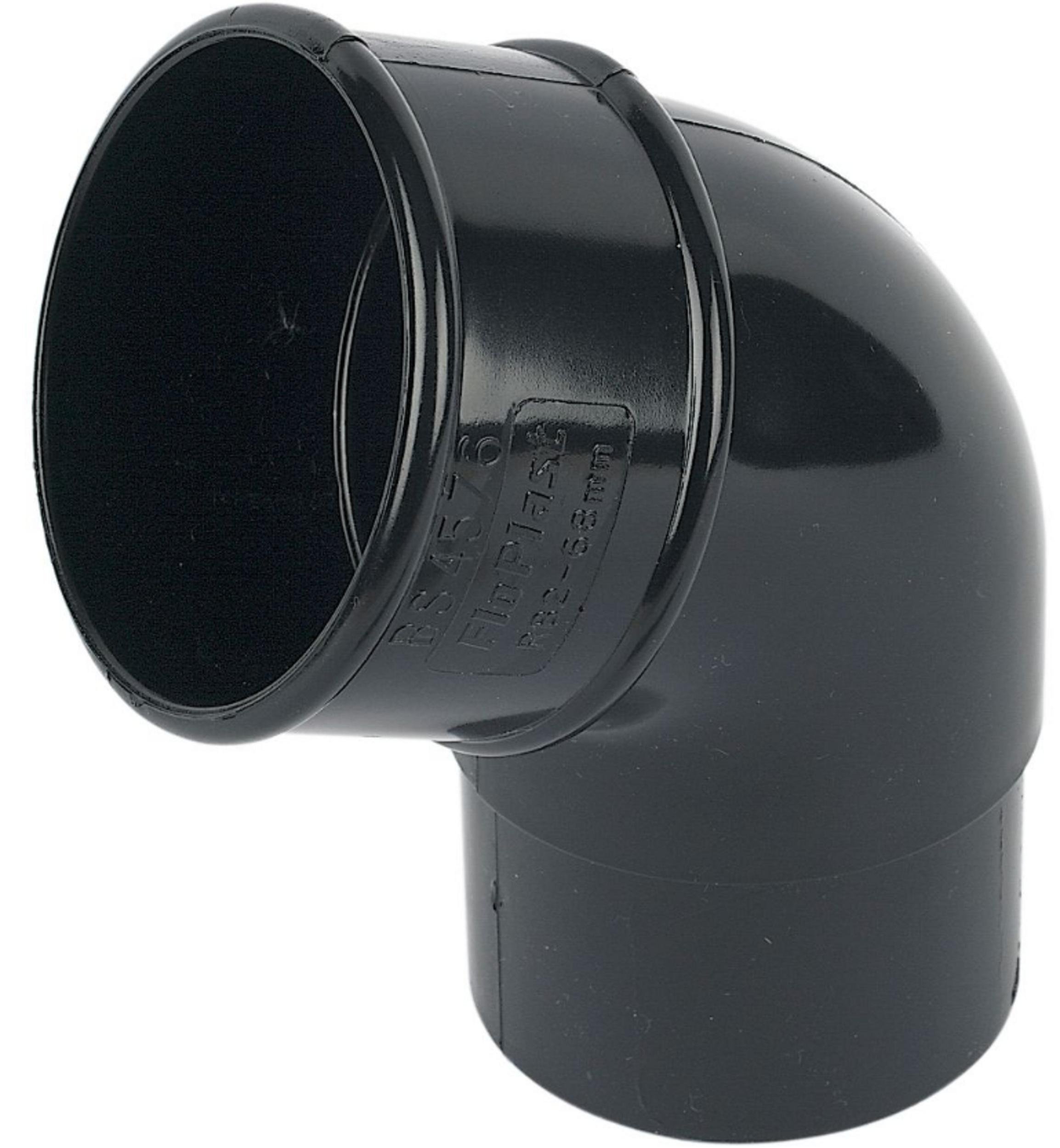 (68mm 112 degree Offset Bend) In the Floplast (BLACK) Hi-Cap Guttering range GUTTER:115mm DOWNPIPE: 68 or 80mm Select Individual components as required