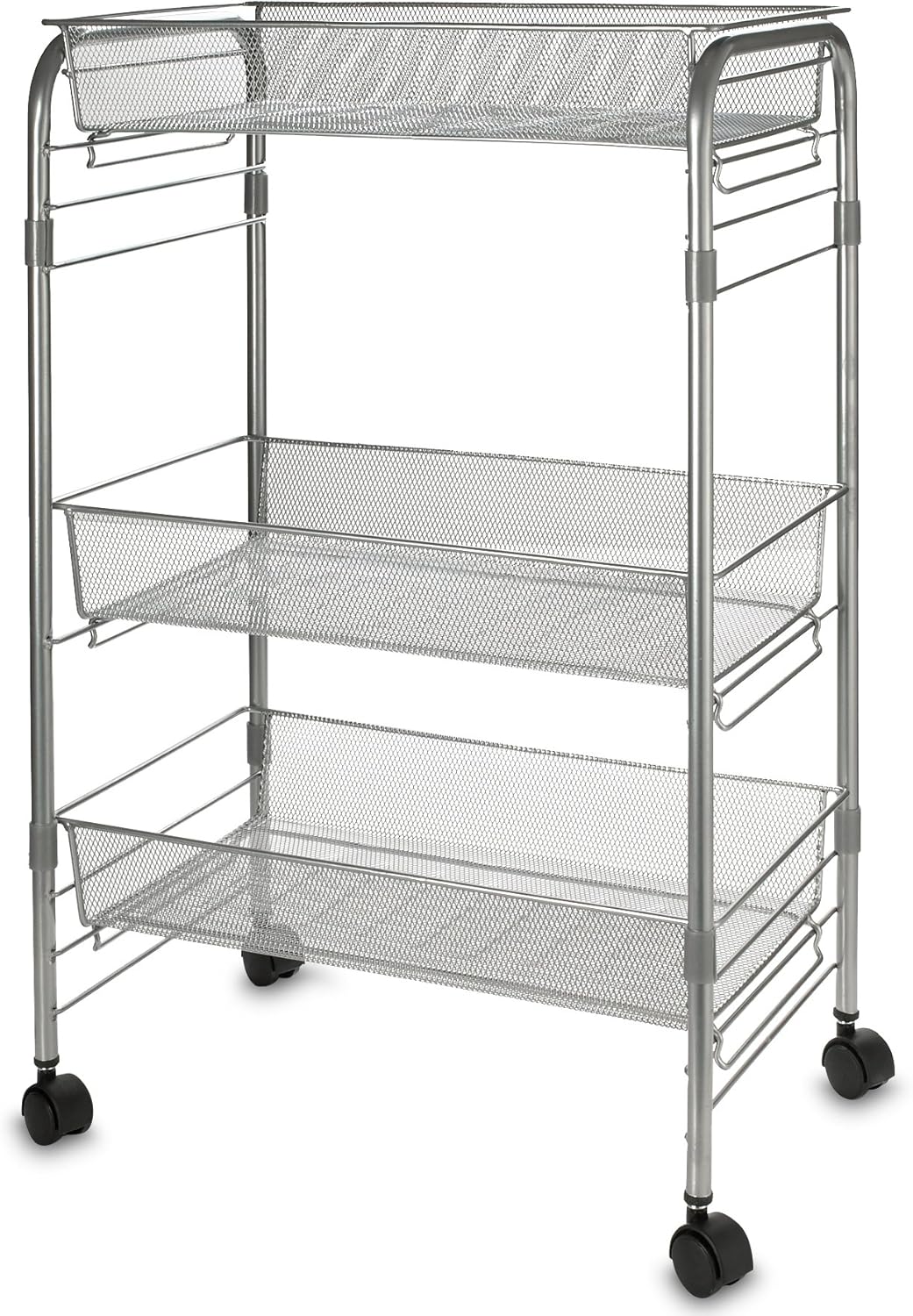 Best Metal Kitchen Cart With 3 Shelves
