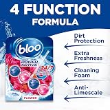 Bloo Power Active Toilet Rim Block Fresh Flowers 3 pack view 4