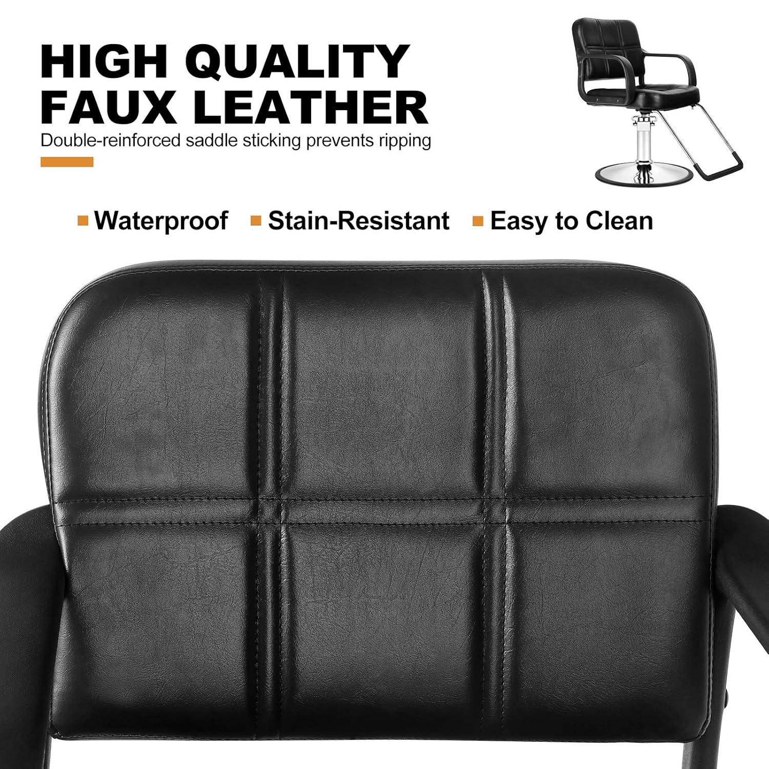 Artist Hand Hydraulic Barber Chair Salon Chair for Hair Stylist Tattoo Chair Shampoo Salon Equipment: Beauty