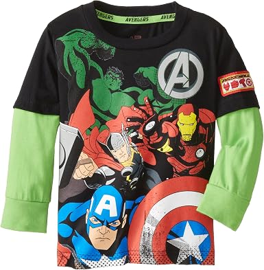 Boys New Avengers Long Sleeve Marvel 