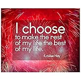 AMERICAN LUXURY GIFTS Inspirational Wall Art Print - 8x10' Positive Affirmations for Living Room, Office, Dorm, or Bedroom Decor, Unframed