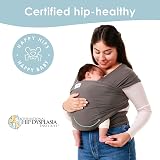Sleepy Wrap Baby Carrier Grey Newborn to Toddler 7-35 lbs Machine Washable view 6