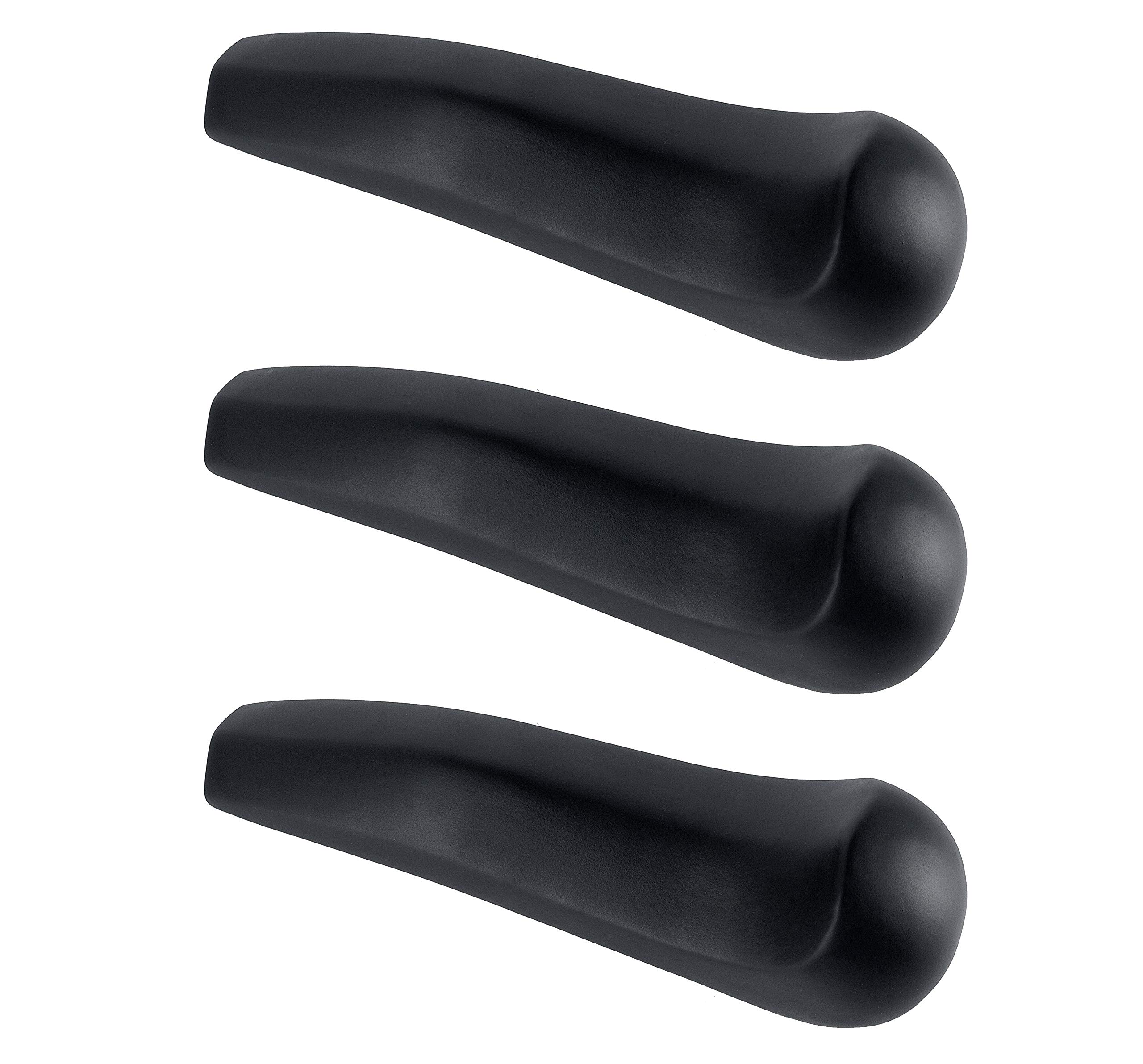 Power Gear Telephone Shoulder Rest, 3 Pack, Hands Free Phone Conversations, Designed For Comfort, Strong Adhesive, Ergonomic Design, Black, 46083