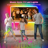 Daymeet 9.8FT TV Backlight RGB LED Strip 32-43 Inch with Remote APP view 4