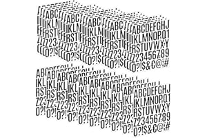 METSYTH Letter Stickers 30 Sheets 1500 PCS Large Alphabet Sticker 2 Inch Vinyl Self Adhesive Stick on Stickers for Water Bottles Cup Mailbox Number Address Craft Scrapbooking Bulletin Board Decor Black