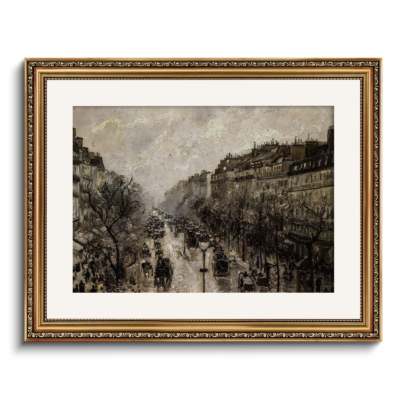 VIYYIEA Gold Framed Wall Art Canvas Print Home Decor for Living Room ...