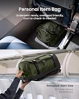 tomtoc Travel Backpack 28L TSA Friendly 16in Laptop Underseat 45x30x20 view 4
