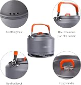 Fire-Maple XT2 Tea Kettle 1.3L Hard Anodized Aluminum Stainless Steel Handle view 3