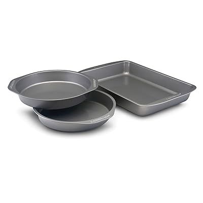 Farberware Gray Nonstick Bakeware Set 3-Piece Cake Ethiopia Ubuy