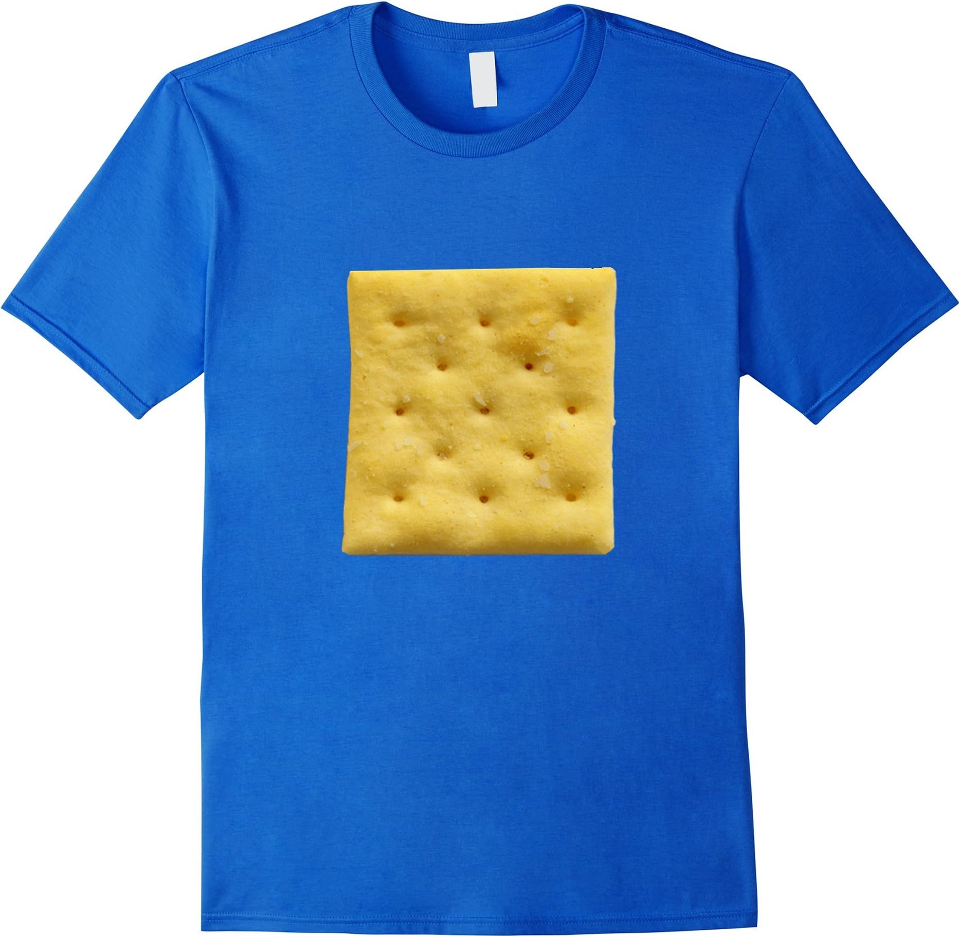 Men's Saltine Soda Cracker Funny Joke T-Shirt Medium Royal Blue