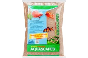 CARIB SEA CaribSea Super Naturals Aquascape Sunset Gold - 10 lb - Natural Substrate for Freshwater Aquariums, Perfect for Aquascaping & Creating Vibrant Landscapes