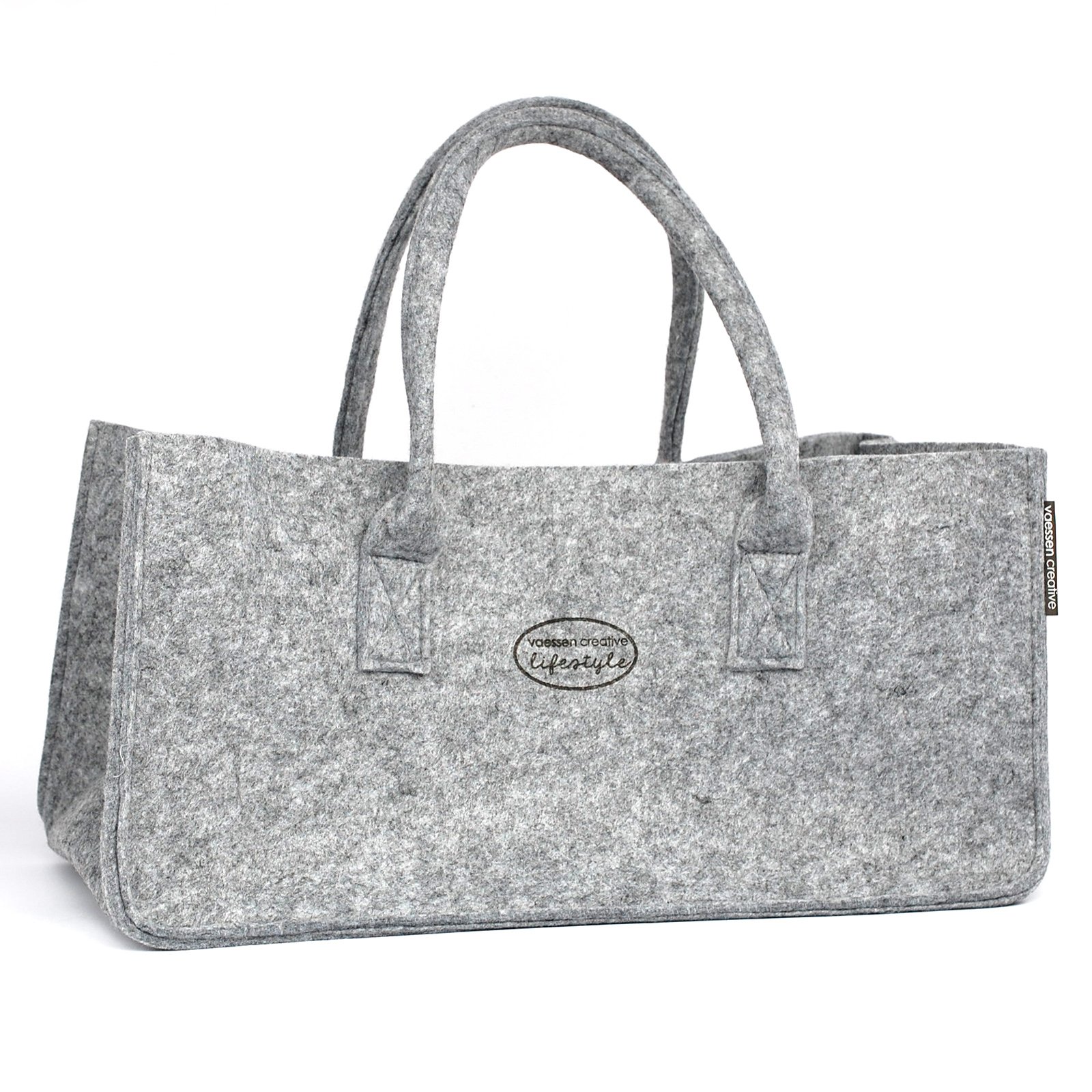 Vaessen Creative Felt Bag, Grey, 50x25x25cm