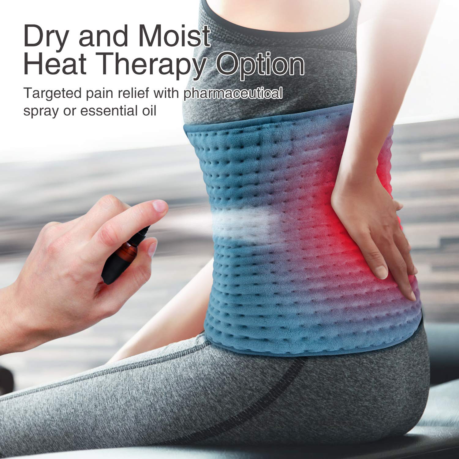 iTeknic Heating Pad for Back Pain and Cramps Relief -Extra Large [17\