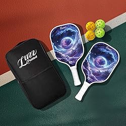 LUZZ Pickleball Paddles Set of 2, T700 Carbon Fiber