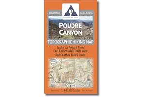 Outdoor Trail Maps Poudre Canyon - Colorado Topographic Hiking Map (2020)