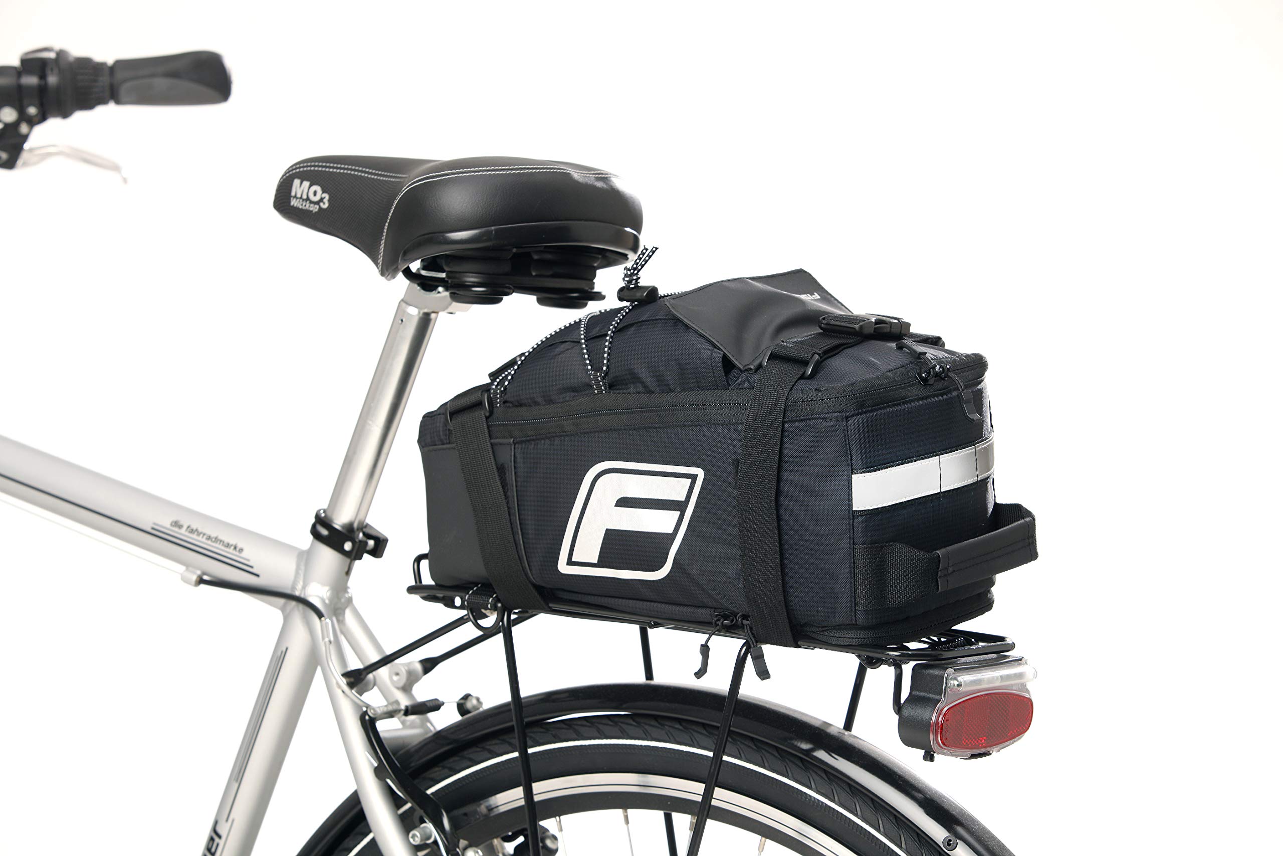 FISCHER 2-in-1 pannier rack bag.
