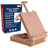 U.S. Art Supply Newport Small Adjustable Wood Table