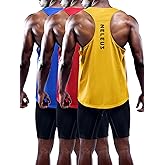 NELEUS Men's Workout Running Tank Top Sleeveless Gym Athletic Shirts