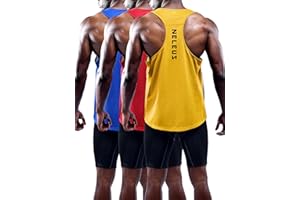 NELEUS Men's Workout Running Tank Top Sleeveless Gym Athletic Shirts