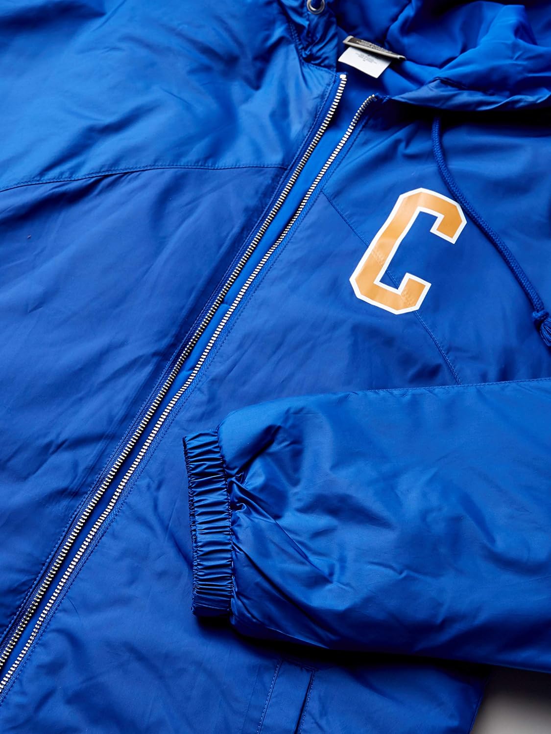 Champion LIFE Men's Sideline Jacket-Block Champion Arch ON Back: Clothing