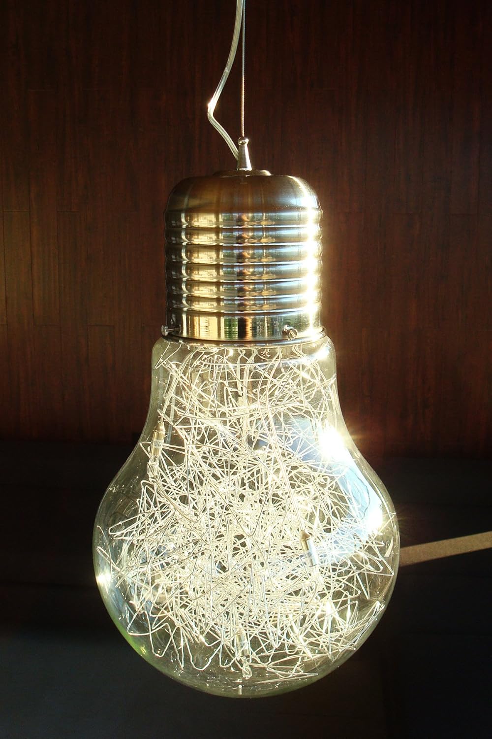 Modern Contemporary Spectacular Bulb Shaped Ceiling Light