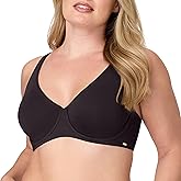 Bali Womens Underwire Bra, Cotton Collection 2-ply Underwire Bra, Moisture-Wicking, Full Coverage, Convertible Straps