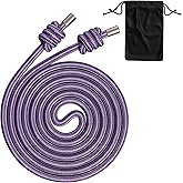 Flow Rope Exercise Jump Rope – 1.5lb Weighted Flow Jump Rope for Cardio, Boxing, HIIT & Upper Body Fitness – Adjustable Double Woven Workout Rope for Women, Beginners – Indoor & Outdoor Use