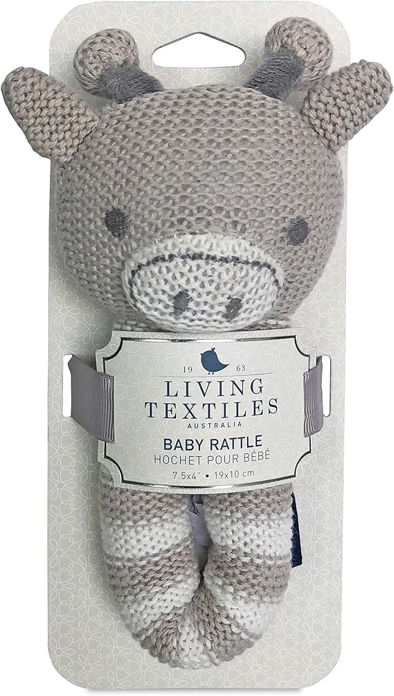 living textiles baby rattle