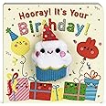 Hooray It's Your Birthday! Finger Puppet Board Book for Celebrations & Parties Ages 1-4 (Finger Puppet Board Books)