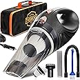 THISWORX Car Vacuum Cleaner - Portable, High Power, Handheld Vacuums w/ 3 Attachments, 16 Ft Cord & Bag - 12v, Auto Accessori