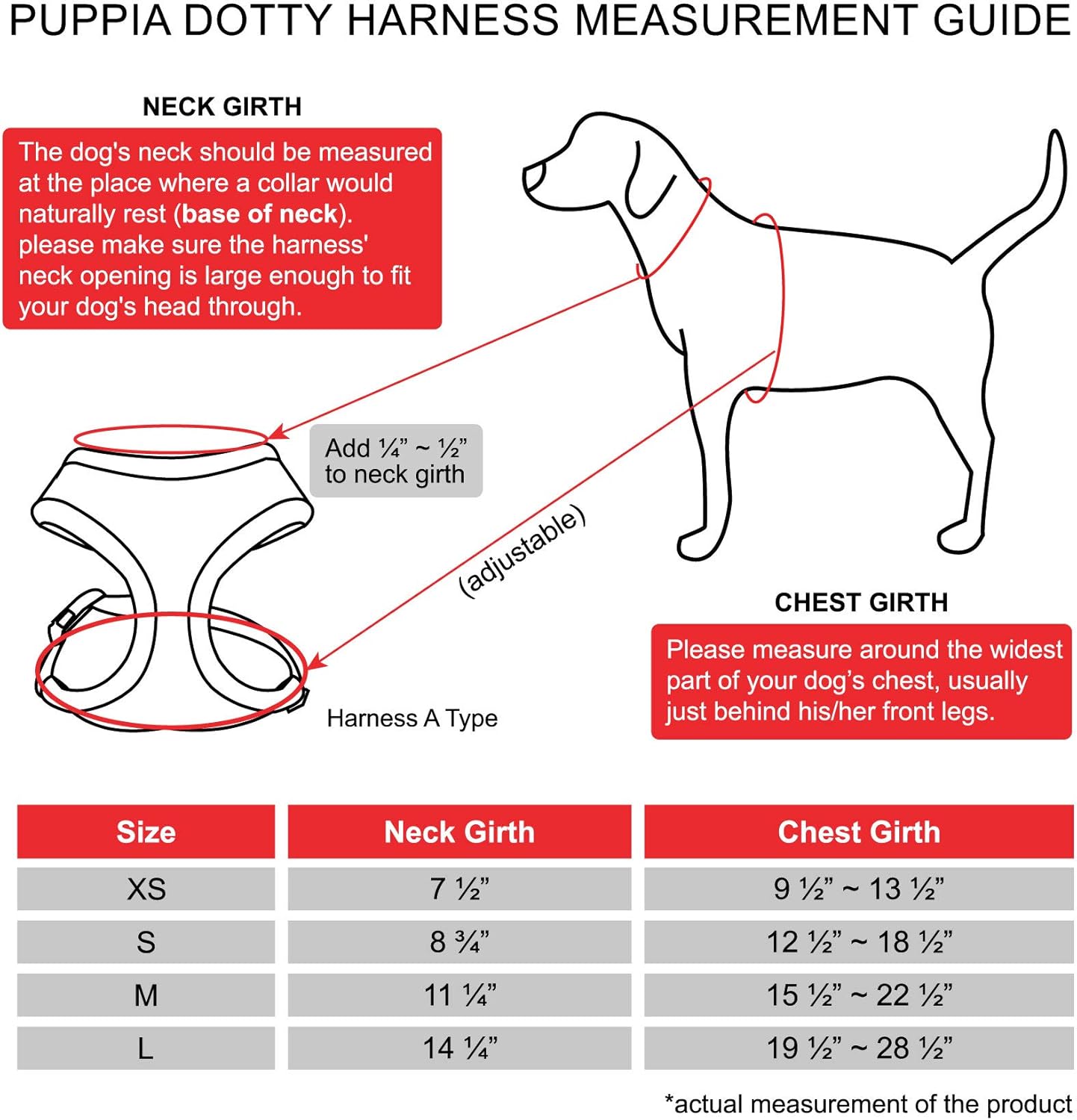 puppia dotty harness